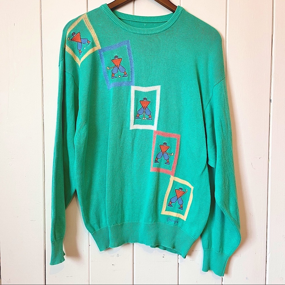 Vintage Pringle Golf Jumper.